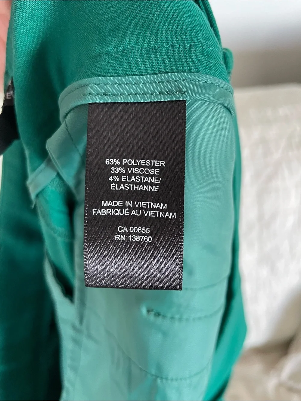 RW&CO. Emerald Green Trousers - Picture 4 of 4